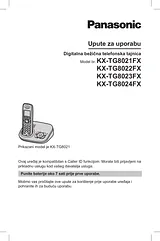 Panasonic KXTG8024E Guida Al Funzionamento