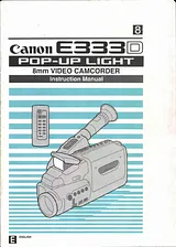 Canon E 333 D 사용자 설명서