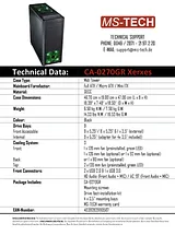 MS-Tech XERXES CA-0270GR Scheda Tecnica