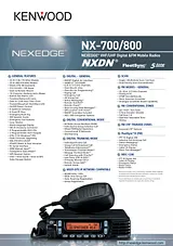Kenwood Scanner NX-700 Листовка