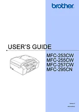 Brother MFC-255CW Manual Do Utilizador