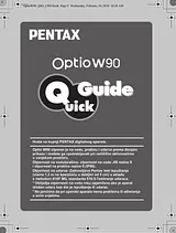 Pentax Optio W90 Guide D’Installation Rapide