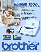 Brother IntelliFax-1270e PPF-1270E プリント