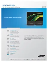 Samsung UD46A LH46CPPLBB 产品宣传页