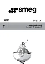 Smeg CV 260 NF Manual De Usuario