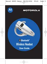 Motorola motomanual hs805 ユーザーズマニュアル
