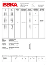 Eska Micro fuse 6.3 mm x 32 mm 0.8 A 500 V time delay -T- 632.716 Content 10 pc(s) 632.716 数据表