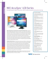 NEC LCD200VX Dépliant