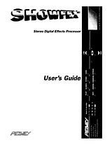 Peavey showfex User Guide