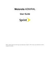 Motorola admiral 用户指南