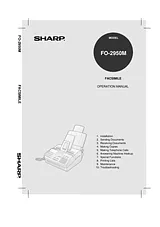 Sharp FO-2950M User Manual