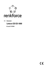 Renkforce CD-1000 CD-PLAYER 29265c6 Hoja De Datos