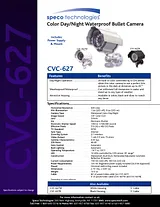 Speco cvc-627 Guia De Especificaciones