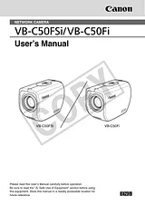Canon VB-C50FSi 작동 가이드