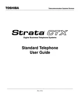 Toshiba Strata CTX Manual De Usuario
