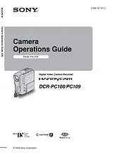 Sony DCR-PC108 Manuel D’Utilisation