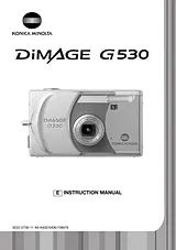 Konica Minolta G530 Instruction Manual