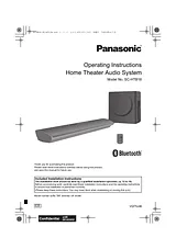 Panasonic SC-HTB18 ユーザーズマニュアル