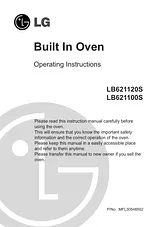 LG LB621120S Owner's Manual