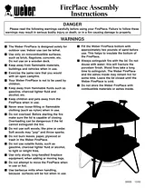 Weber Indoor Fireplace Справочник Пользователя