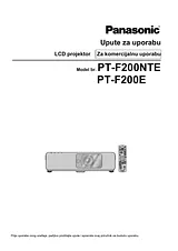 Panasonic PT-F200NTE Operating Guide