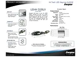 Energizer Hi-Tech LED Keyring 625704 Fiche De Données