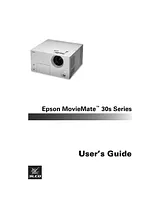 Epson MovieMate 30s Manual Do Utilizador