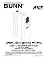Bunn H10X Guía Del Usuario