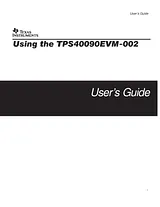 Texas Instruments TPS40090EVM-002 Manual Do Utilizador