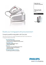 Philips Pressurized ironing system GC6450 GC6450/02 Leaflet