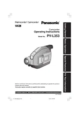 Panasonic PV-L353 Справочник Пользователя