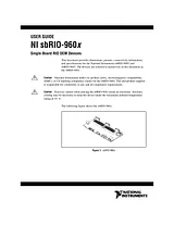 National Instruments NI sbRIO-960x Manuel D’Utilisation