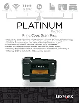 Lexmark Platinum Pro905 90T9005 Folheto