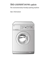 AEG lavamat 84749 Manual De Usuario