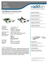 Add-On Computer Peripherals (ACP) ADD-MCC10GRJSFP Folheto