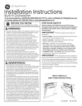 GE GDF610PSJ-SS Installation Instruction