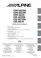 Alpine cdm-9823rr Manual Do Utilizador