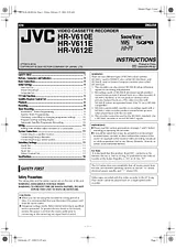 JVC HR-V612E 사용자 설명서