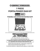 Central Hydraulics 7 PIECE PORTA-POWER RAM KIT 94681 Manual De Usuario