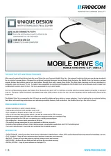 Freecom Mobile Drive Sq TV 500GB 56155 ユーザーズマニュアル