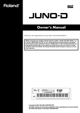 Roland JUNO-D Manuale Proprietario