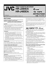 JVC HR-J485EA Manuel D’Utilisation