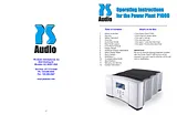 PS Audio P1000 用户手册