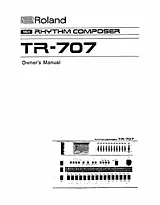 Roland TR-707 ユーザーズマニュアル