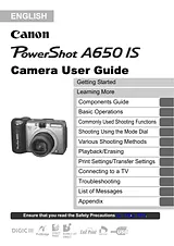 Canon A650 IS 사용자 설명서