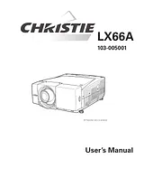 Christie Digital Systems LX66A User Manual