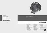 Bosch GLL 2-80 P +BM1+LR2 0601063203 Manuale Utente