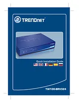 Trendnet TW100-BRV324 Manual Do Utilizador