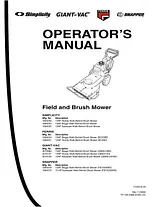 Snapper BC25H Manual Do Utilizador