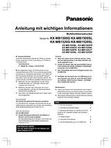 Panasonic KXMB1520SP Руководство По Работе